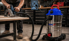Odkurzacz przemysłowy bezworkowy z otrząsaczem do gipsu sucho mokro 3600W filtr klasy H, zbiornik 30 l, 170 l/s, pył