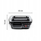 Grill elektryczny rozkładany tefal Compact GC3050 nominalna