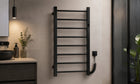 VELAIR NEO GRZEJNIK ŁAZIENKOWY ELEKTRYCZNY 200W drabinka CZARNY 80x50cm 500 mm 800 mm grzewcza