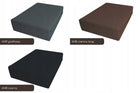 Prześcieradło Frotte Figaro 200x220 z gumką grube na materac, szare, tekstylia do sypialni