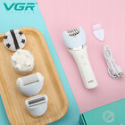 Depilator dla kobiet golarka damska do NÓG pach bikini ciała peeling 5W1