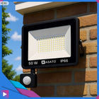 Halogen LED 50W Lampa Naświetlacz z Czujnikiem Ruchu Zmierzchu Zewnętrzny znamionowa