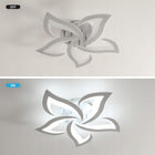 Lampa Sufitowa Wisząca LED Żyrandol Srebrny Nowoczesny 60W 6500K oprawa do salonu i jadalni, 5 punktów światła