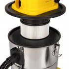 Odkurzacz przemysłowy separator popiołu kominka gruzu grilla kurzu 2000W zbiornik 20 l, zasilanie sieciowe, lekki 3,5 kg