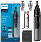 Trymer golarka philips do nosa brwi uszu philips maszynka do golenia + etui czarny