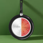 Patelnia ceramiczna nieprzywierająca 24cm Tefal RENEW BLACK indukcja do smażenia, okrągła, na kuchenkę gazową i