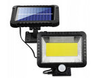 Lampa solarna z czujnikiem ruch i zmierzchu 100 LED naświetlacz IP65 zimne światło 6000K 2 tryby