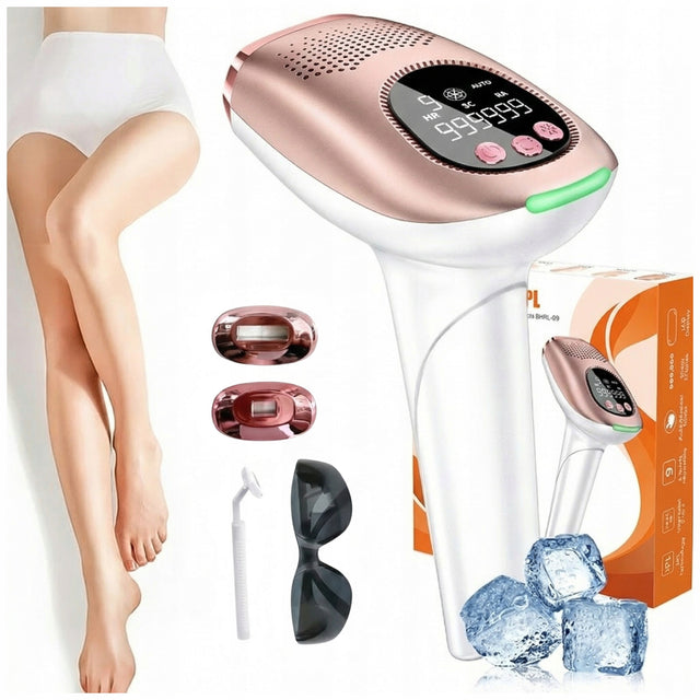 Depilator laserowy IPL Bezbolesny do twarzy ciała bikini depilacja 0.32 kg