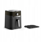 Frytkownica beztłuszczowa tefal EY501 do Smażenia Pieczenia 4,6l Air Fryer 1550 w czarny
