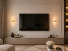 Luxita Wall - kinkiet 45 cm kryształowy glamour elegancki złoty połyskujący lampa ścienna do salonu lub sypialni, 2