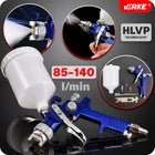 Pistolet lakierniczy do malowania malarski hvlp dysza 1,4mm zbiornik 600ml zasilany sprężarką, do farb, ciśnienie