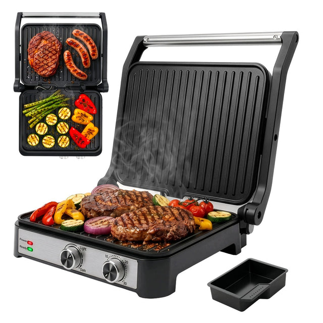 Grill elektryczny bergmann 2000W opiekacz toster rozkładany duży nominalna