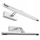 Kinkiet 12W LED Łazienkowy Ścienny Lampa Nad Lustro 40cm Neutralna srebrna oprawa z tworzywa ze zintegrowanym źródłem