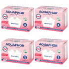 4x Filtr Dzbankowy Wkłady do Dzbanka do Wody aquaphor B25 maxfor+ Mg Zestaw kasety wymienne, wydajność 200 l