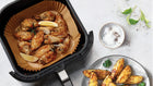 300x Wkłady do AIR FRYER + forma silikonowa do frytkownicy beztłuszczowej papier do pieczenia 25 cm z 1 330 sztuk