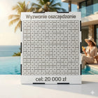 Skarbonka 20000zl skarbonka wykreslana skarbonka wykreslanka drewniana pudełko na pieniądze z grawerem, pomysł na