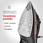 Żelazko parowe ceramiczne mocne 3000W anti-drip anti-calc strażak powłoka 3000 w