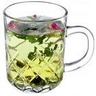 SZKLANKI DO KAWY HERBATY 230ml SZKLANY KUBEK Z UCHEM ZESTAW SZKLANEK 6szt przezroczyste naczynia do napojów