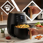 Frytkownica beztłuszczowa 2400W mocna AIR fryer 6l airfryer piekarnik 2400 w czarny