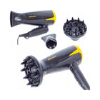 Suszarka do włosów turbo 90km/h +dyfuzor +koncetrator riwall RDS-01 moc 2500 w, składana, z nakładkami do stylizacji