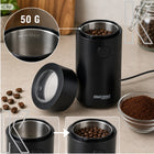 Młynek do kawy elektryczny do mielenia mocny orzechów przypraw grinder 200W 50 g metal, szkło