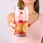 6 SZKLANEK WYSOKICH SZLIF, ELEGANCKIE 300 ml do drinków i koktajli, bezbarwne, nadają się do mycia w zmywarce