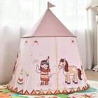 Namiot dla Dzieci do Domu Pokoju Domek Pałac Zamek Wigwam indiański tipi iglo 116x123 cm, od 3 lat, pokrowiec baza do