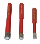 Wiertła diamentowe do gresu glazury płytek otwornice wiertło 6 8 10 mm 3szt