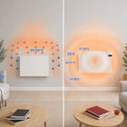 Grzejnik elektryczny promiennik na podczerwień IR 450W WiFi termostat+pilot 450 W