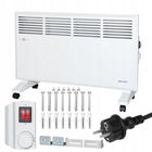 Grzejnik elektryczny z termostatem energooszczędny konwektorowy EWN-2000W 730 mm 400 mm grzewcza biały
