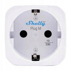 Inteligentne Gniazdko Shelly Plug M Gen3 Wi-Fi Bluetooth Matter 3000W Białe smart plug, wtyczka do sterowania
