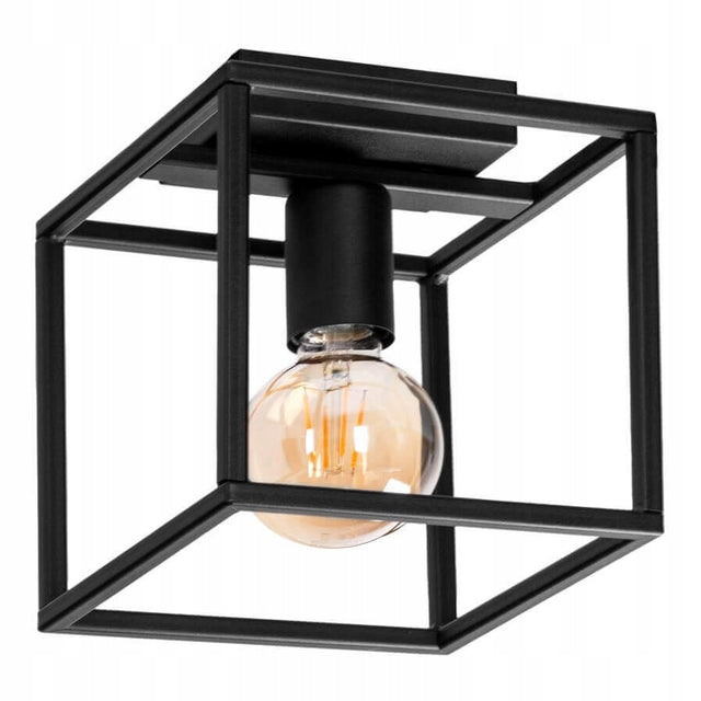 Nowoczesna lampa sufitowa żyrandol oprawa loft industrial e27 led horus wisząca metalowa, 1 punkt świetlny, max 60 w
