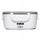 Elektryczny lunch BOX termos obiadowy pojemnik 24V samochodowy biurowy podgrzewacz do posiłków 1100 ml, na ciepły obiad