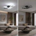 Lampa Sufitowa Wisząca LED Żyrandol Czarna Nowoczesna 24W 6500K do Salonu 3 punkty światła, aluminium, zintegrowane