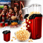 Maszyna do popcornu beztłuszczowa 1200W do domu automat urządzenie 230V prażarka kukurydzy z miarką do ziaren