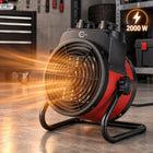 NAGRZEWNICA ELEKTRYCZNA 2000W TERMOWENTYLATOR GRZEJNIK FARELKA TERMOSTAT