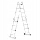 Drabina aluminiowa przegubowa wielofunkcyjna higher 4x4 4,6m 150kg do prac remontowych i budowlanych, 16 szczebli