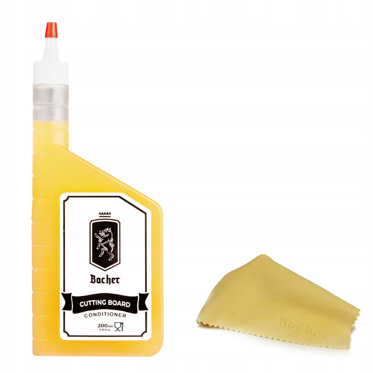 Odżywka do drewna bacher z woskiem do desek kuchennych i blatów 200 ml preparat do konserwacji i impregnacji przyborów