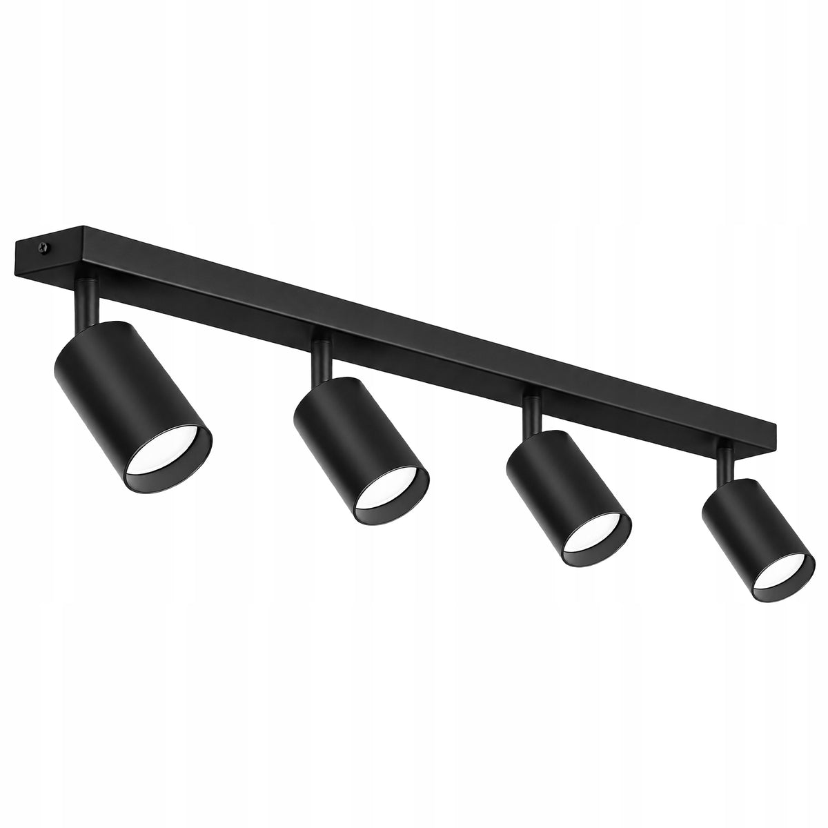 Lampa Sufitowa Żyrandol Plafon Tuby Metal SPOT LED 4xGU10 oprawa oświetleniowa do salonu kuchni korytarza, czarna