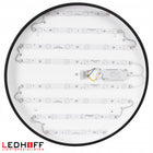 Lampa sufitowa Plafon LED ściemniana 50cm okrągły Czarny pilot panel duży zmienna barwa światła, zintegrowane źródło
