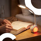 LAMPKA LED BIURKOWA USB DLA DZIECKA BARWY 256 KOLORY RGB LAMPA NA BIURKO do nauki, regulowana jasność, ściemniana