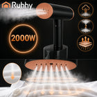 Parownica do Ubrań Steamer Żelazko Parowe Ręczna Teflonowa 2000W + Klips odświeżanie i wygładzanie odzieży, zbiornik