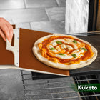 Łopata do pizzy chleba przesuwna szufla taca profesjonalna kwadratowa xxxl łopatka piekarnicza teflonowa średnica 30 cm