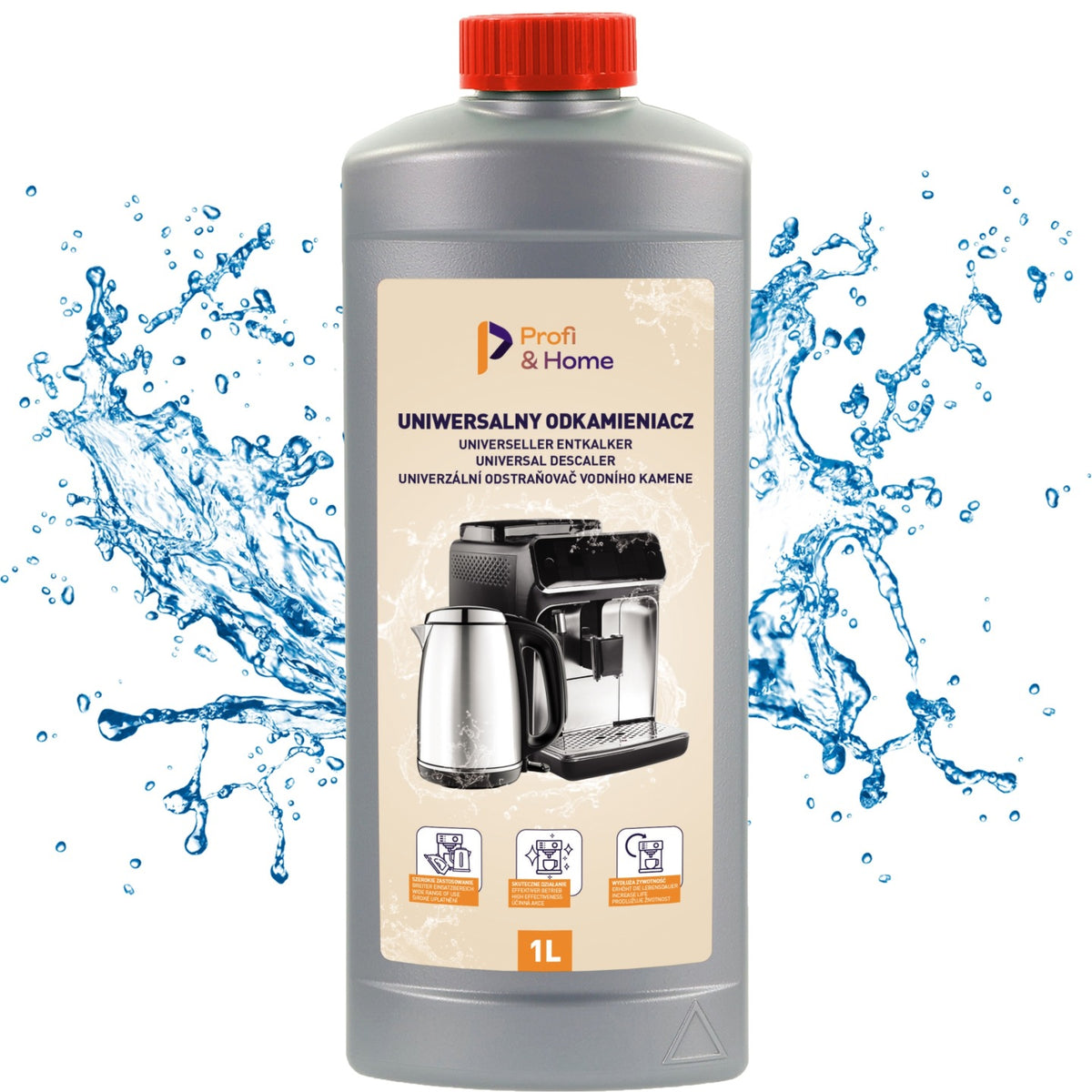 Odkamieniacz do ekspresu do kawy 1Litr Uniwersalny Odkamieniacz Profi&Home 1000 ml