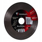 FERRATi supra+ 125mm precyzyjna tarcza diamentowa do gresu ceramiki 45° 90° z 24 sztuk