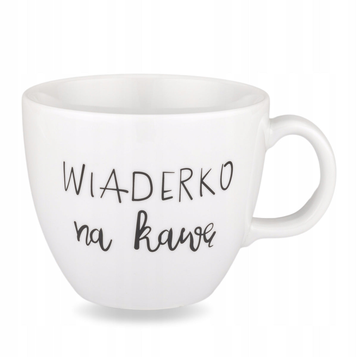 Kubek litrowy 1l Duży - Wiaderko na kawę Biały Porcelanowy Prezent Upominek z własnym napisem, do zmywarki