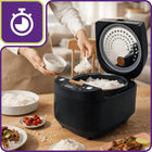 Garnek do gotowania ryżu urządzenie szybkowar Multicooker ryżowar czarny 5 l 900 w
