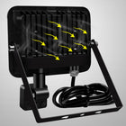 Halogen LED z czujnikiem ruchu naświetlacz lampa 30W 4500K zewnętrzny IP66 reflektor do ogrodu i podjazdu, 3300 lm