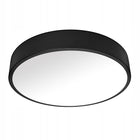 Plafon Natynkowy LED 30cm Okrągły Czarny 30W 2400lm 4000K Nowoczesny lampa sufitowa, oprawa oświetleniowa, neutralna