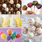 Forma silikonowa do lizaków lodów żelków cake pops + patyczki do lizaków foremka cukiernicza na domowe desery i mrożone